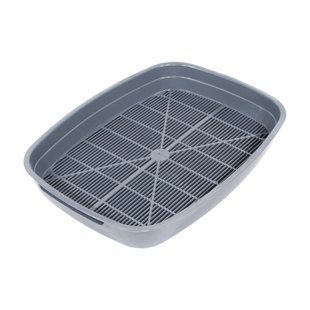 Туалет з сіткою Lucky Pet 37x28x6 см, сірий 553652 фото