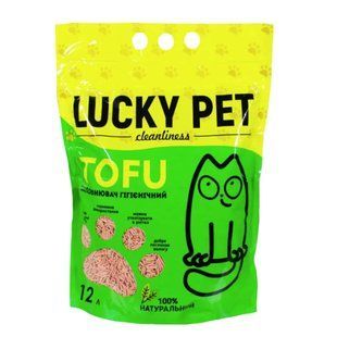 Наповнювач Lucky Pet з тофу для котячого туалету з ароматом лаванди, 12 л 53150 фото