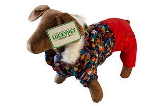 Lucky Pet Комбінезон Зірочка червоний L №1, 29 х 46 см 483107 фото