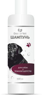 Шампунь для собак з темною шерстю Doctor Vet, 500 мл 192805 фото