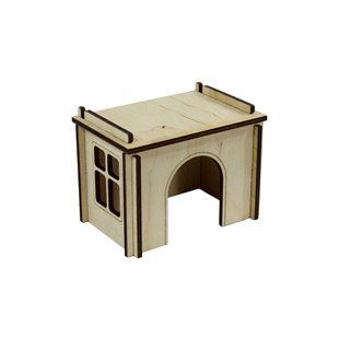 Будинок для гризунів (для хом'яків та декоративних мишей), 10x6.5x7 см 550255 фото