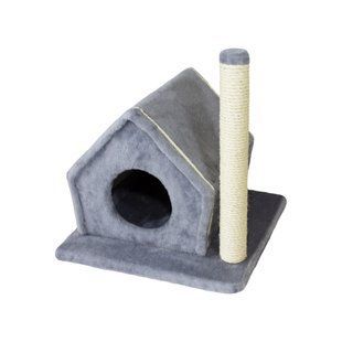 Дряпка Lucky Pet будиночок сизалевий Фані 50х40х40см, Сірий 216157 фото