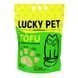 Наповнювач Lucky Pet з тофу для котячого туалету з ароматом зеленого чаю, 12 л 53149 фото 1