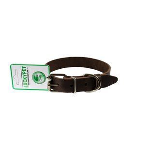 Нашийник шкіряний Коричневий Lucky Pet, 2.5/36-46 см 217086 фото
