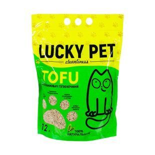 Наповнювач Lucky Pet з тофу для котячого туалету гіпоалергений, 12 л 61554 фото