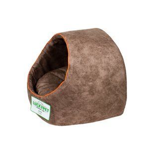Будиночок-лежак Lucky Pet Аліса Коричневий, 36х37х32 см 104047 фото