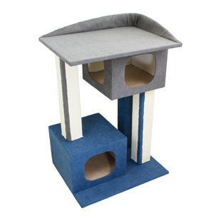 Дряпка Lucky Pet будинок "Каньйон" 57х44х79см, сіро-синій 555663 фото