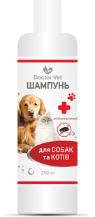 Шампунь Антипаразитарний (для собак та котів) Doctor Vet, 250 мл 192997 фото