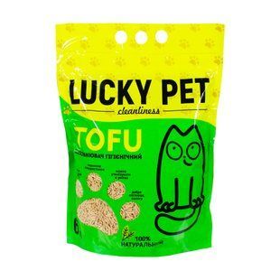 Наповнювач Lucky Pet з тофу для котячого туалету з ароматом персика, 6 л 53152 фото