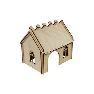 Будинок для гризунів (для пацюків, морських свинок), 20x15x18 см 219660 фото