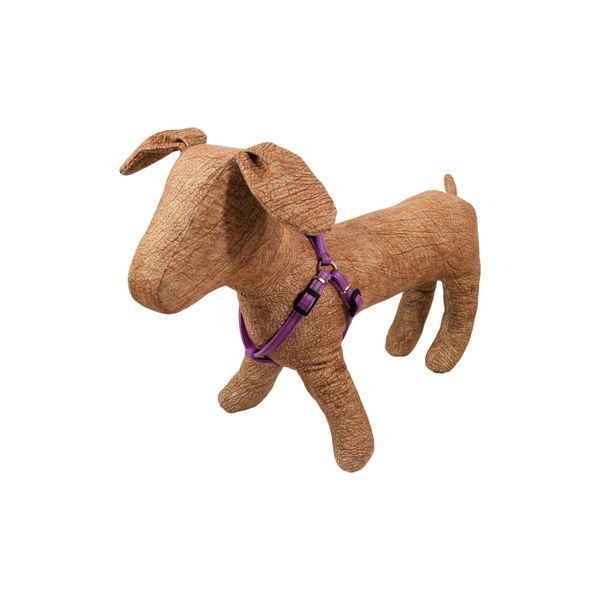 Нагрудник шкіряний подвійний Lucky Pet фіолетовий, 1.6/33-40 см 217604 фото