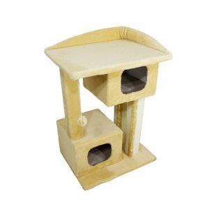 Дряпка Lucky Pet будинок "Каньйон" хутро, 57x44x79см, бежевий 113209   фото
